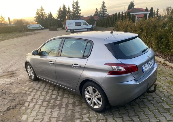 Peugeot 308 cena 37000 przebieg: 145212, rok produkcji 2017 z Goleniów małe 211